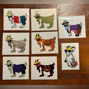 Goat USA Halloween Stickers (8)